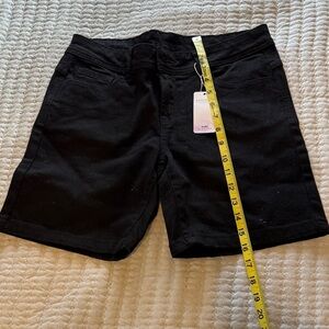 Black Jean Shorts
